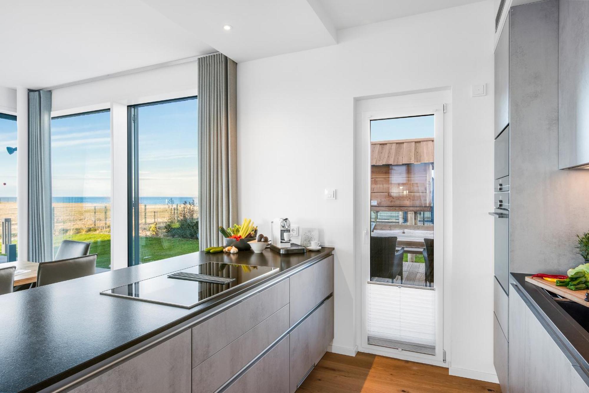Villa King Erste Lage, Dachterrasse, Meerblick, Carport, Kamin, Sauna, Terrasse, Aussenrolllaeden Olpenitz Exterior foto